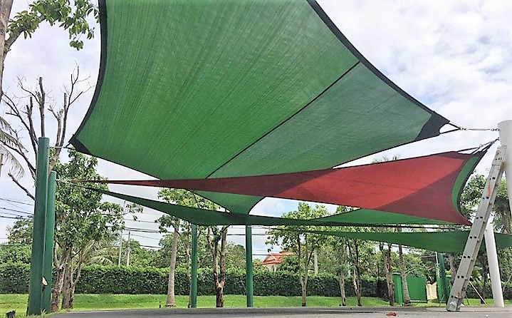 Shade Sail Solutions by Pro Textile Solutions are made for longest lifetimes with premium quality raw materials