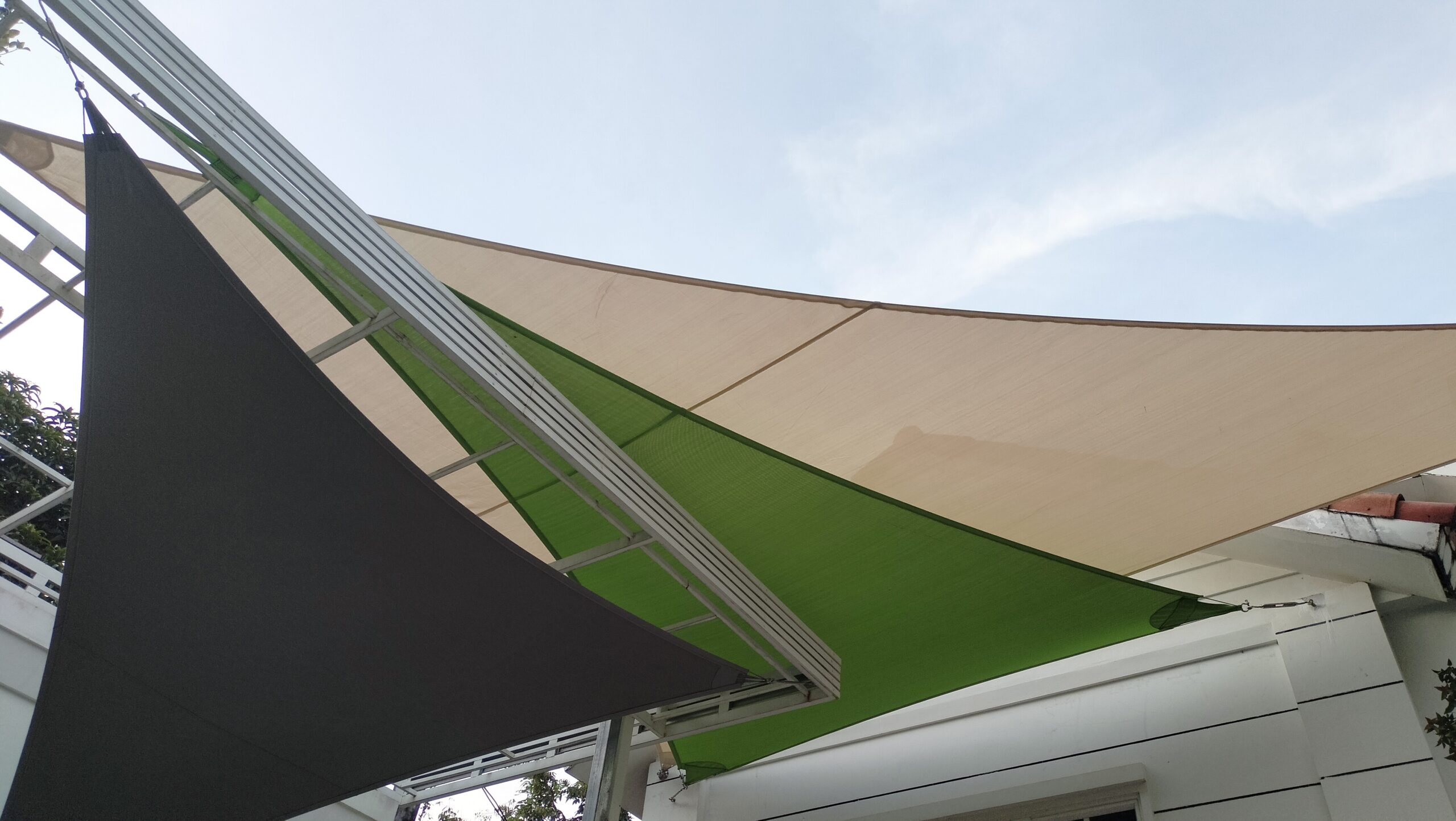 Shade Sail Solutions by Pro Textile Solutions are made for longest lifetimes with premium quality raw materials