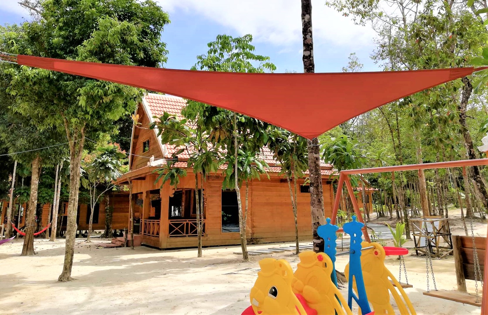 Shade Sail Solutions by Pro Textile Solutions are made for longest lifetimes with premium quality raw materials