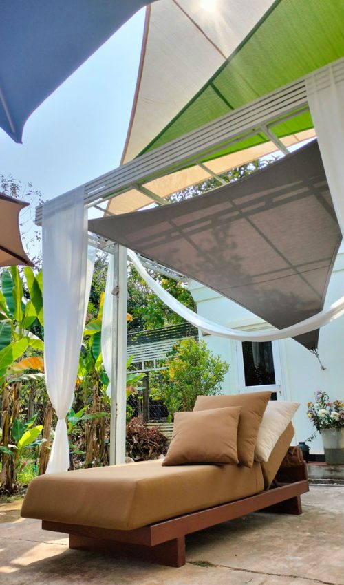 Luxury Sunbed Shade Sail