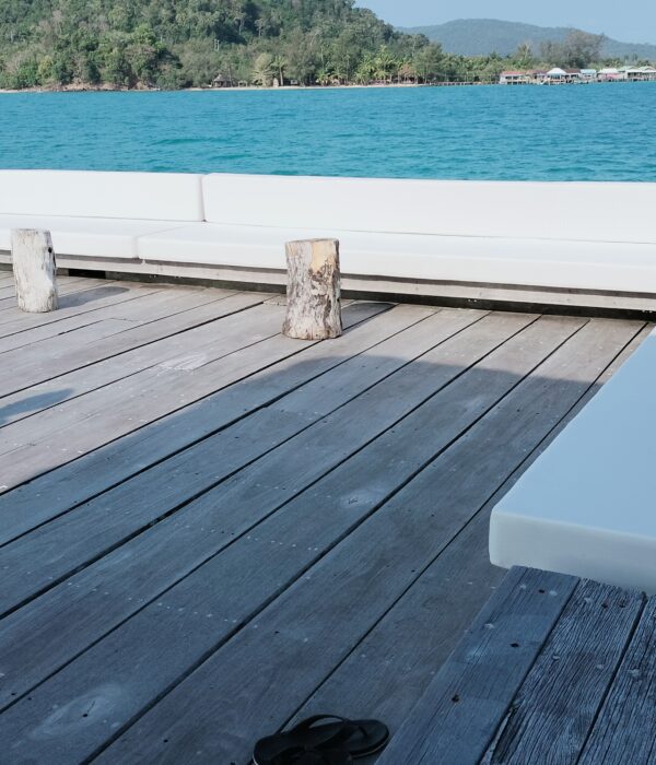 Premium Outdoor Sofa Cushions for Song Saa Private Island Resort in Cambodia made by Pro Textile Solutions Engineering