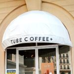 Logo Tube Coffee Dome Awnings Pro Textile Solutions