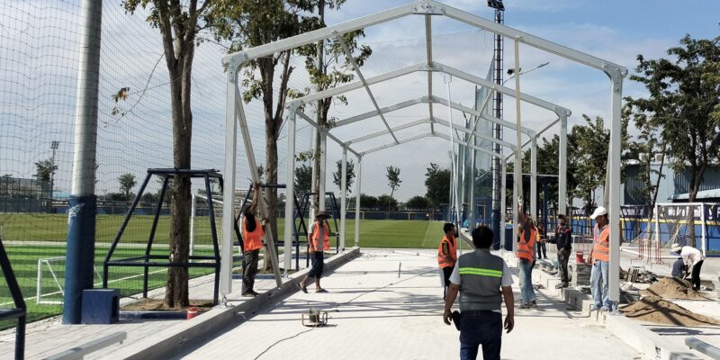 Event Gym Tent Losgerber by Pro Textile Solutions Engineering