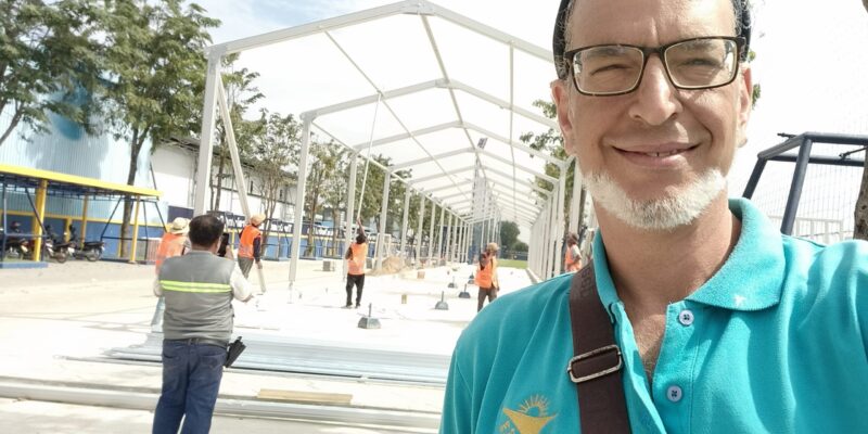 Event Gym Tent Losgerber by Pro Textile Solutions Engineering, Luai Wahhoud