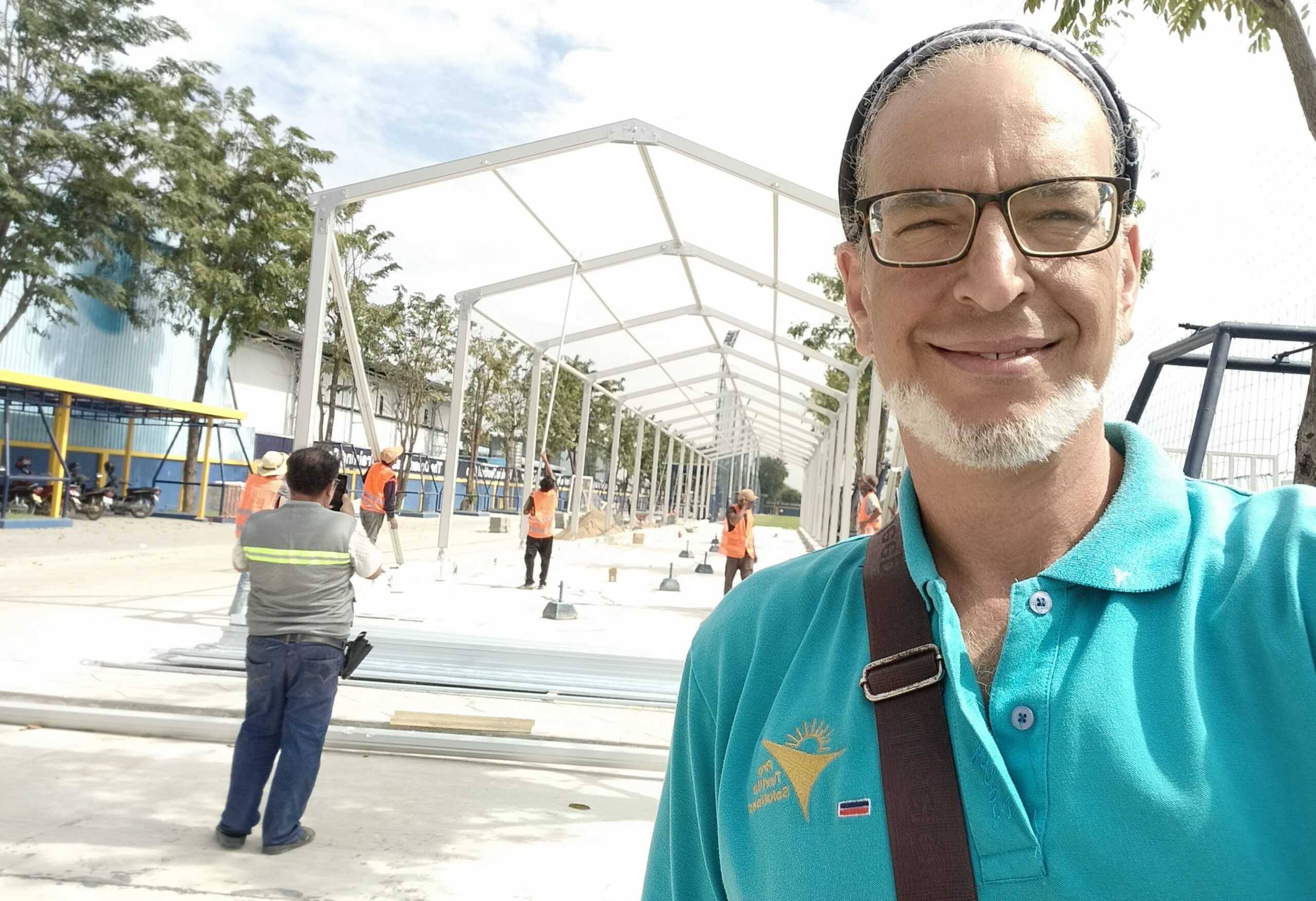 Event Gym Tent Losgerber by Pro Textile Solutions Engineering, Luai Wahhoud