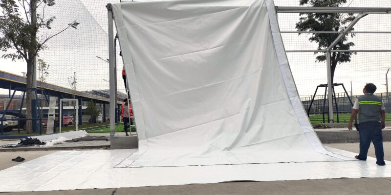 Event Gym Tent Losgerber by Pro Textile Solutions Engineering