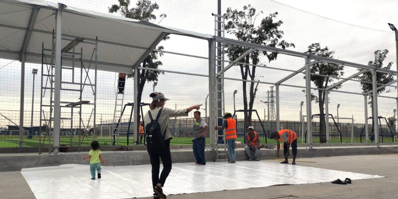 Event Gym Tent Losberger by Pro Textile Solutions Engineering