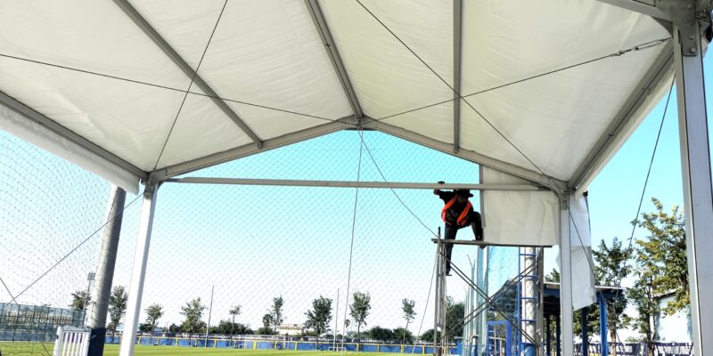 Event Gym Tent Losberger by Pro Textile Solutions Engineering