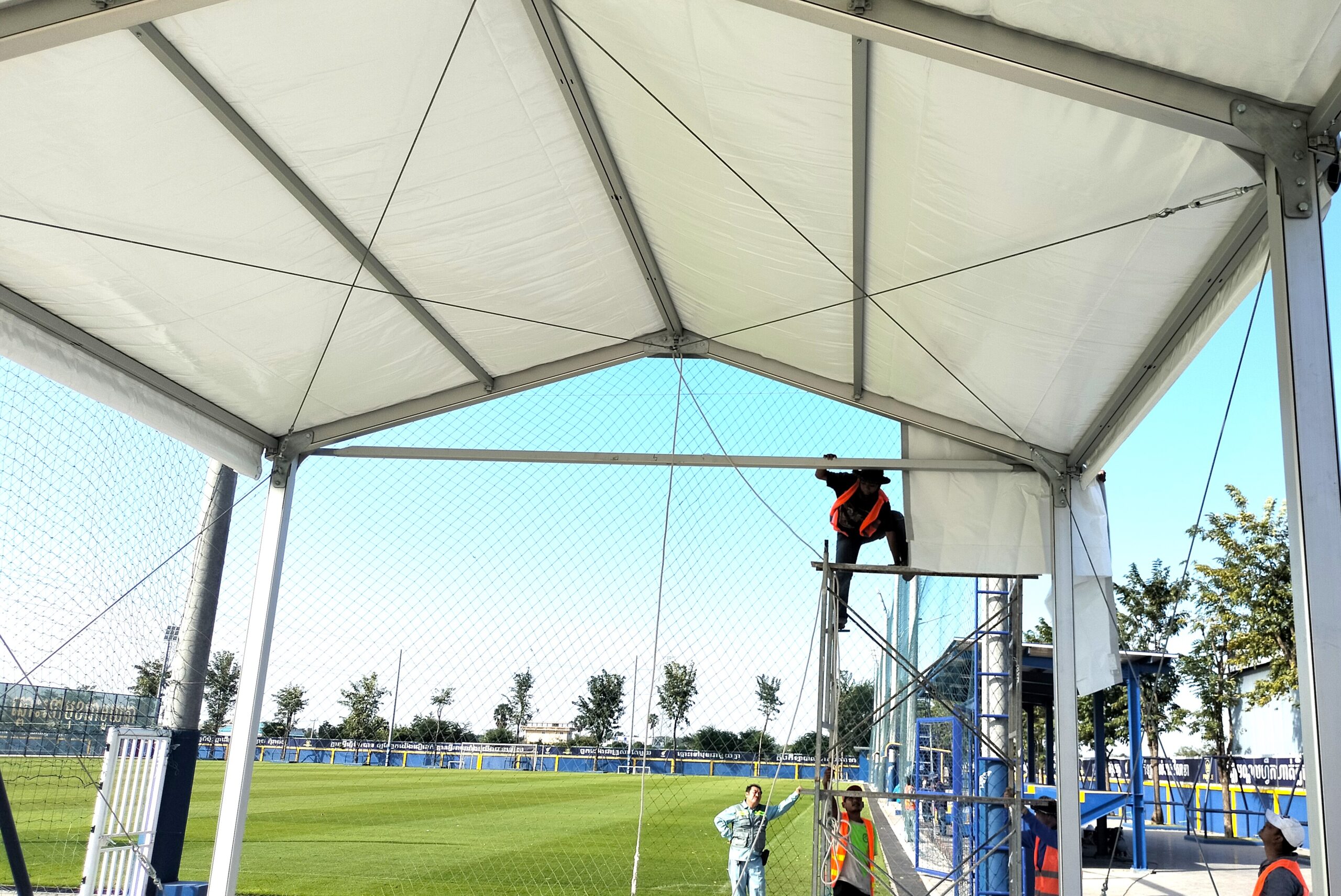 Event Gym Tent Losberger by Pro Textile Solutions Engineering