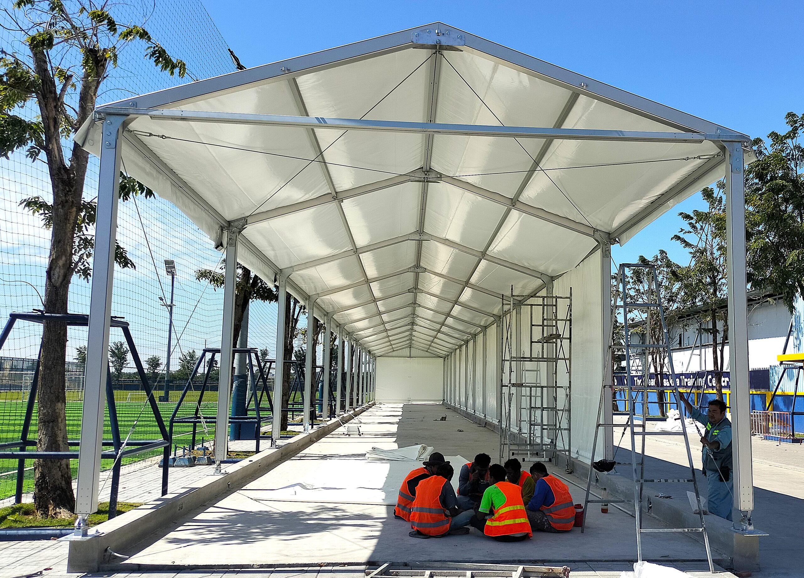 Event Gym Tent Losberger by Pro Textile Solutions Engineering