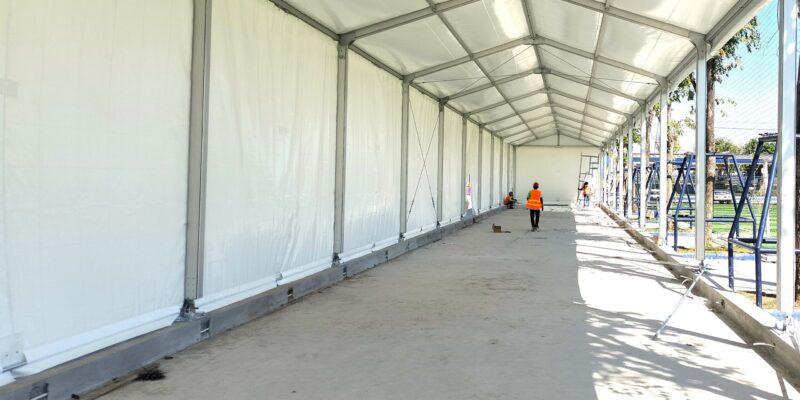 Event Gym Tent Losberger by Pro Textile Solutions Engineering
