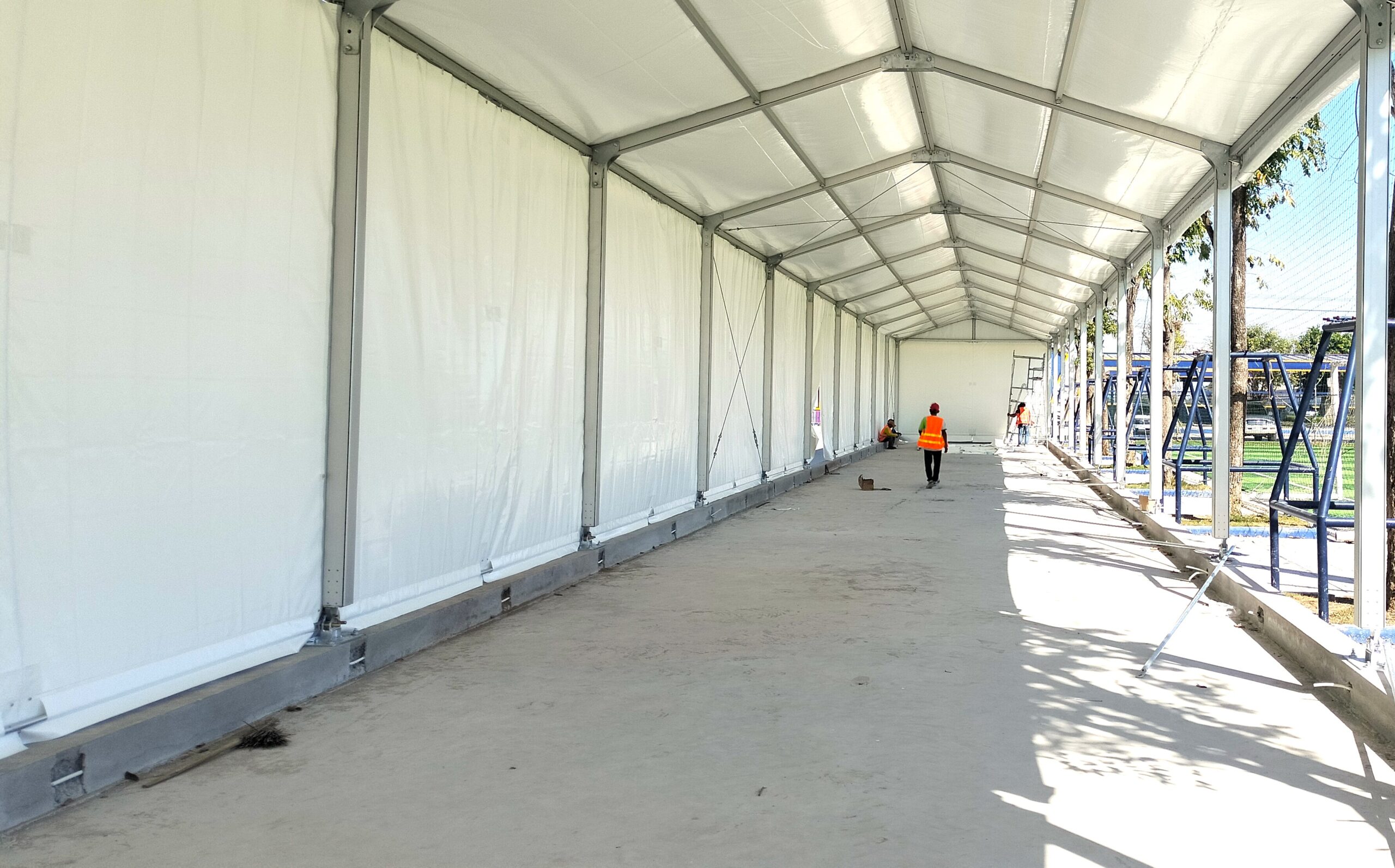 Event Gym Tent Losberger by Pro Textile Solutions Engineering