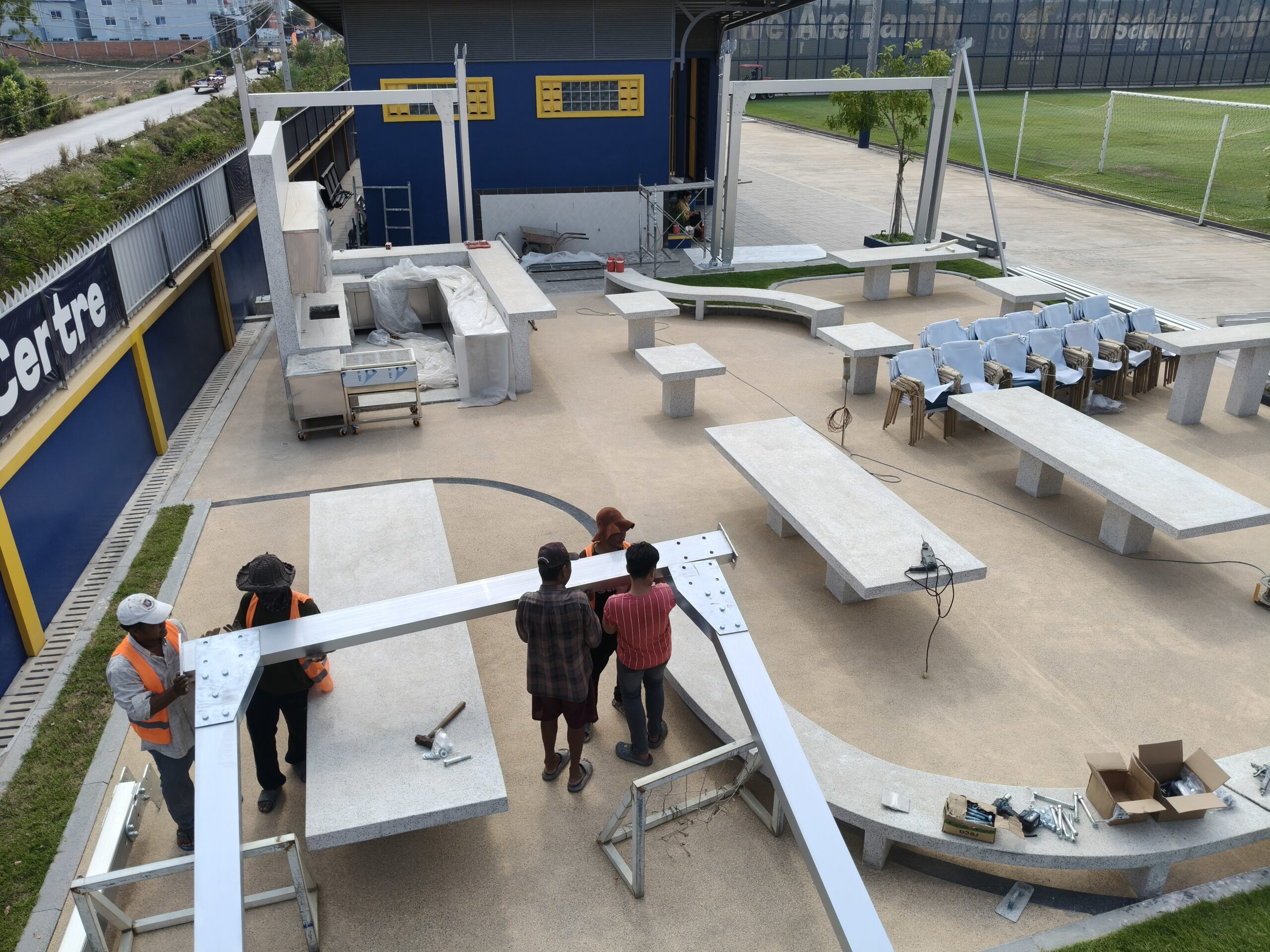 Pro Textile Solutions Engineering Installation Gym Tent Visakha Phnom Penh Cambodia