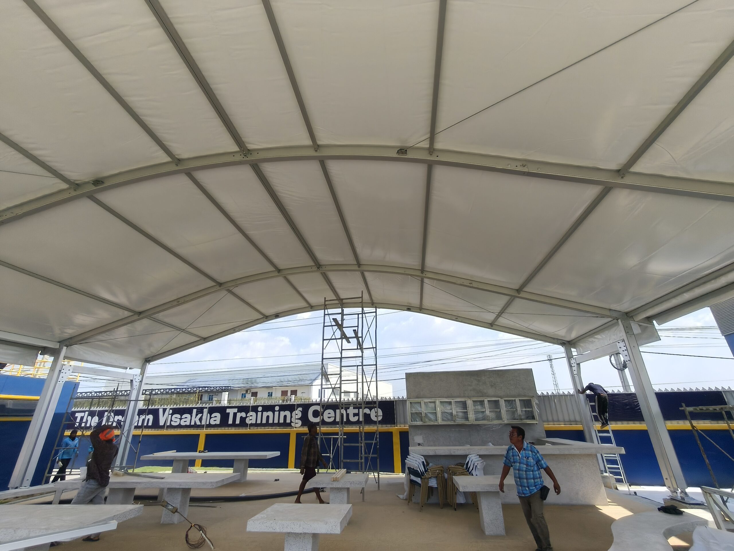 Pro Textile Solutions Engineering Installation Arcum Tent Visakha Phnom Penh Cambodia