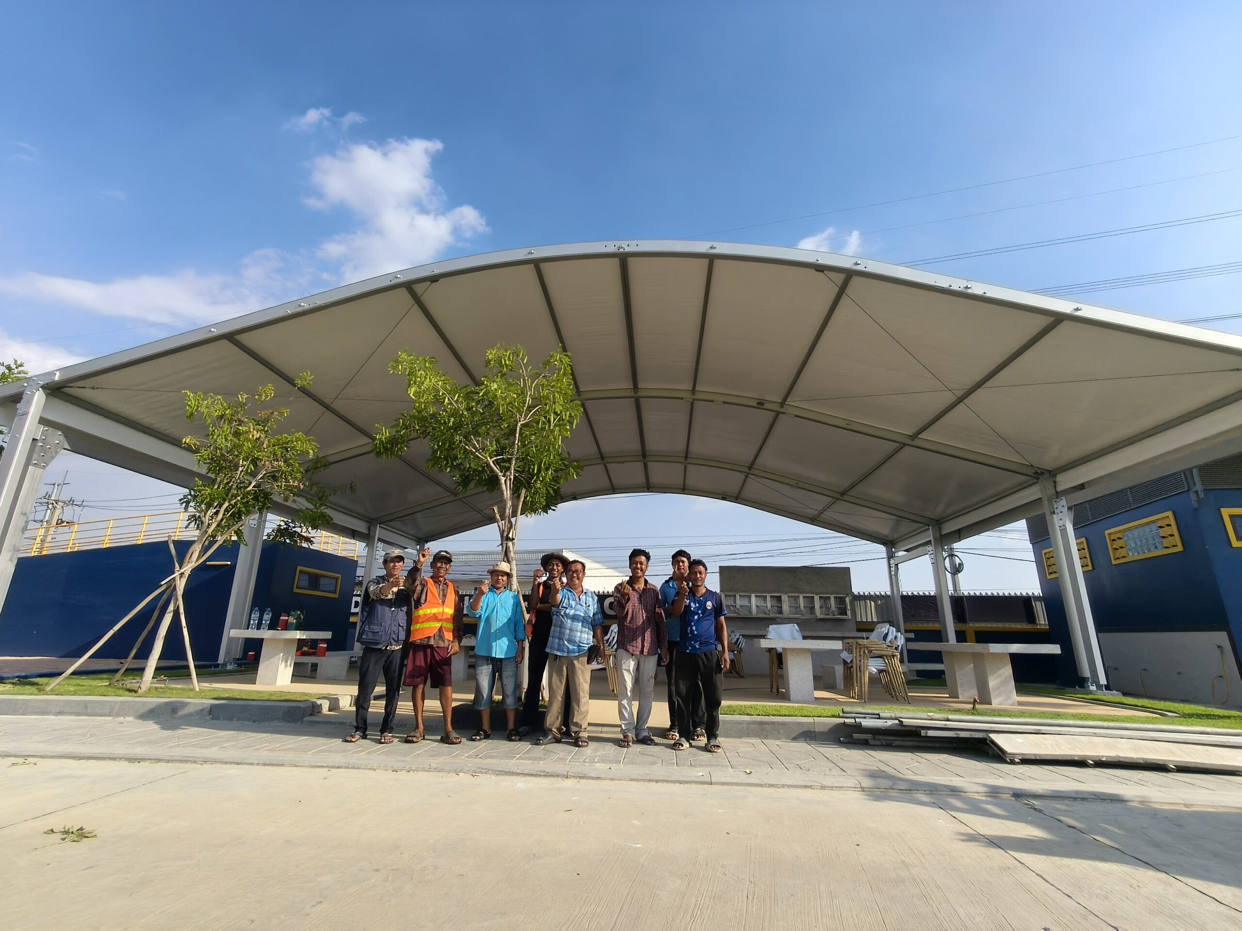Arcum Event Tent Structure Losberger Brand by Pro Textile Solutions Engineering, Phnom Penh, Cambodia