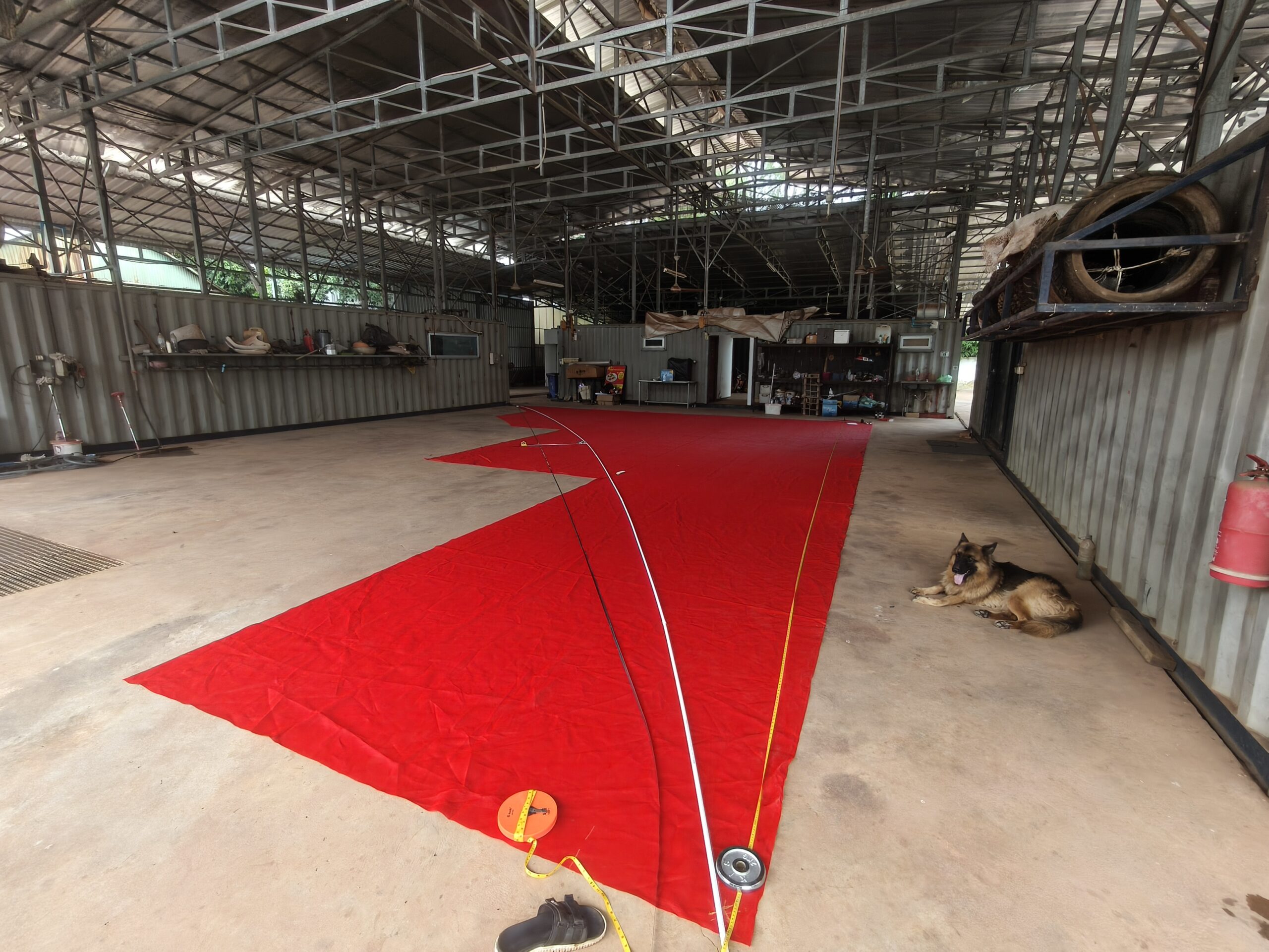 Pro Textile Solutions Engineering, Widespan HDPE Shade Sail Structure, CIA First International School Phnom Penh Cambodia