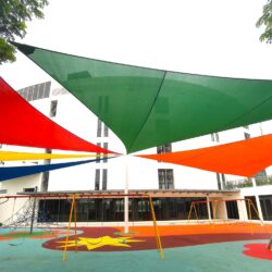 Pro Textile Solutions Engineering, Widespan Shade Sail Structure, CIA First International School Phnom Penh Cambodia