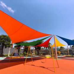 Pro Textile Solutions Engineering, Widespan Shade Sail Structure, CIA First International School Phnom Penh Cambodia