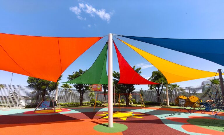 Pro Textile Solutions Engineering, Widespan Shade Sail Structure, CIA First International School Phnom Penh Cambodia