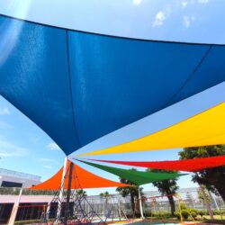 Pro Textile Solutions Engineering, Widespan Shade Sail Structure, CIA First International School Phnom Penh Cambodia