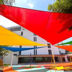 Pro Textile Solutions Engineering, Widespan Shade Sail Structure, CIA First International School Phnom Penh Cambodia
