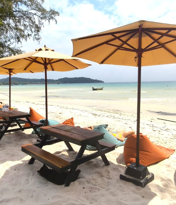 Nest Beach Clusb Koh Rong Cambodia, Umbrella Systems by Pro Textile Solutions
