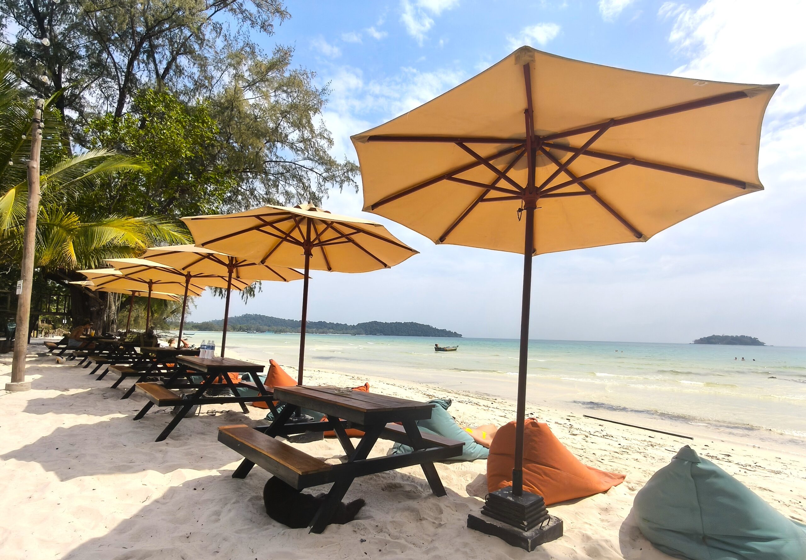 Nest Beach Clusb Koh Rong Cambodia, Umbrella Systems by Pro Textile Solutions