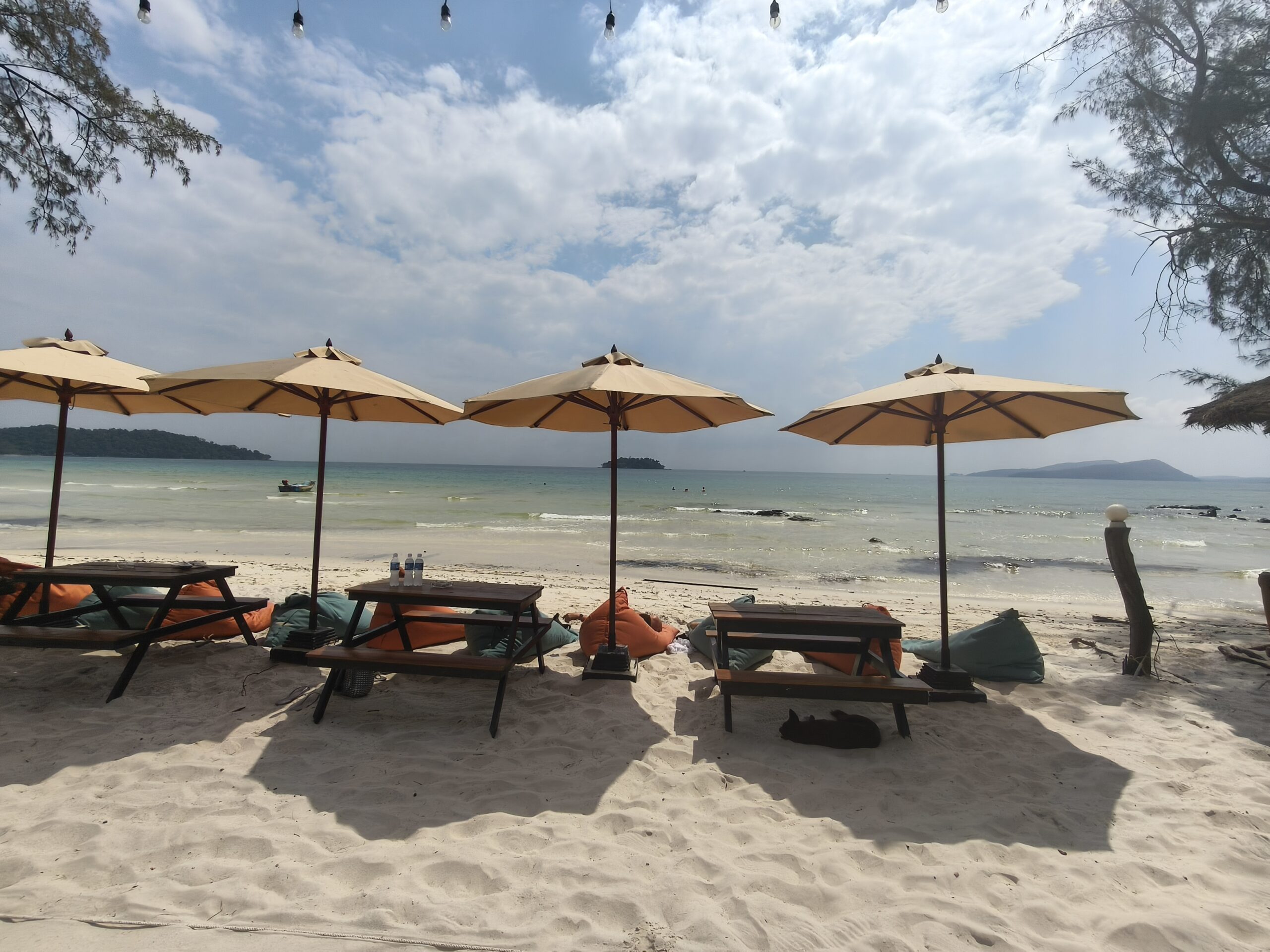 Nest Beach Clusb Koh Rong Cambodia, Umbrella Systems by Pro Textile Solutions