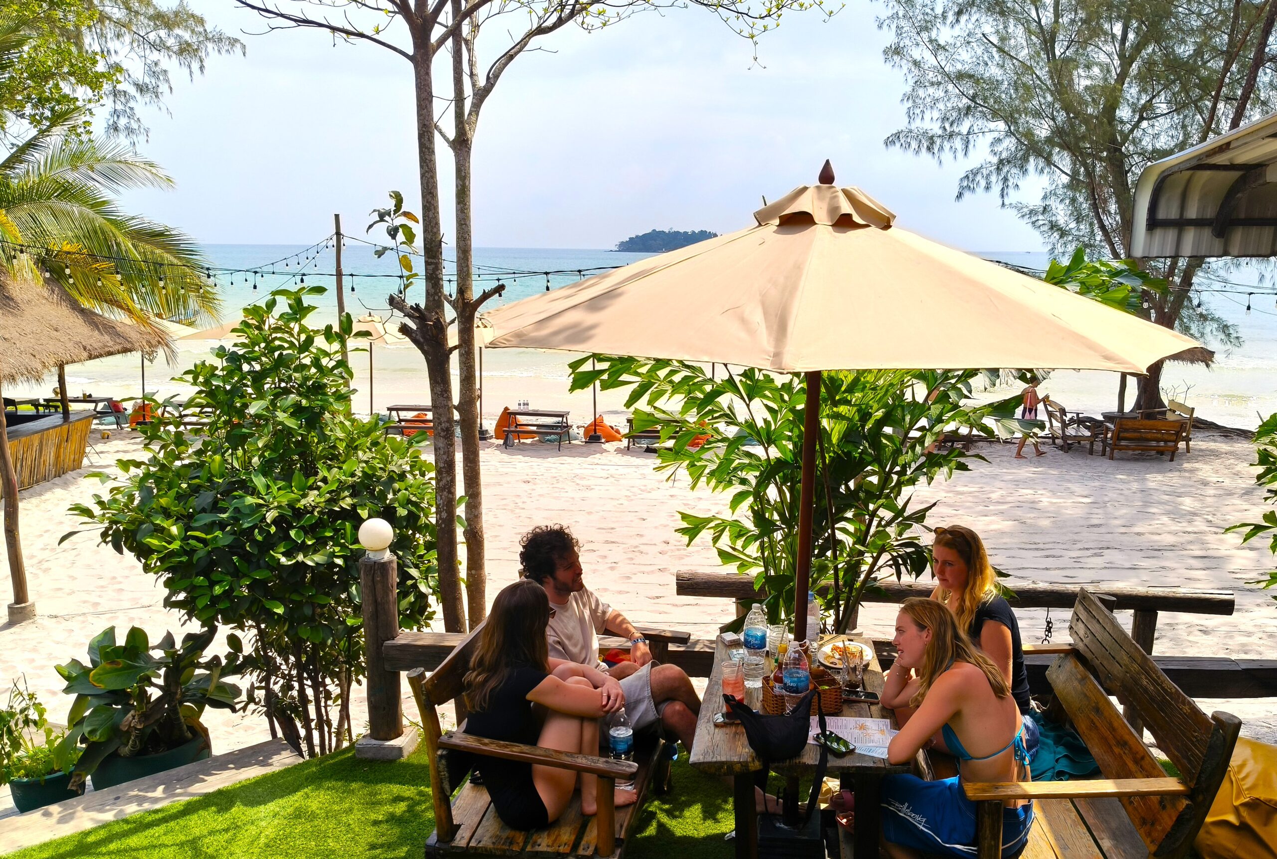 Nest Beach Clusb Koh Rong Cambodia, Umbrella Systems by Pro Textile Solutions